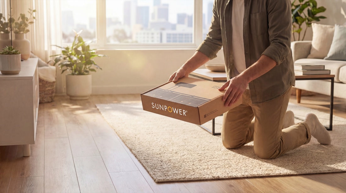 Unboxing the SunPower kit
